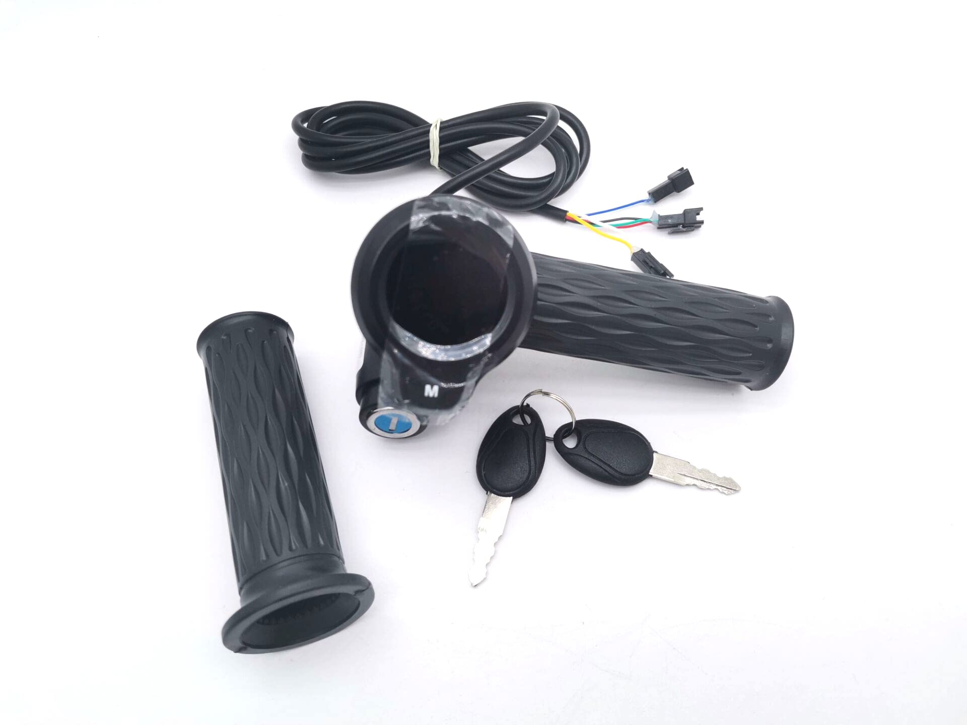 Accélérateur torsadé avec Serrure + Affichage 36V 48V indicateur de Tension de Vitesse odomètre vélo électrique vélo Scooter VTT Tricycle Partie