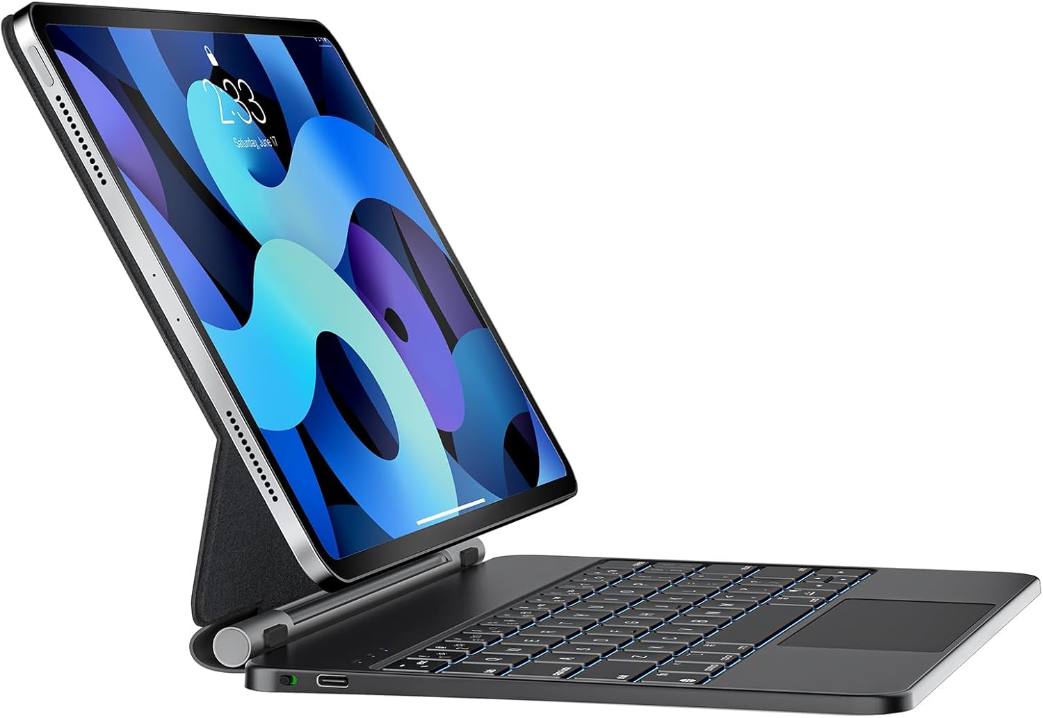 iPad Pro 11 inch Case with Keyboard, Smart Trackpad,7-Colors Backlit, Magic Keyboard case for iPad Pro 11 (4th/3rd/2nd/1st Gen)&10.9" iPad Air (5th/4thGen), Wireless Bluetooth Keyboard