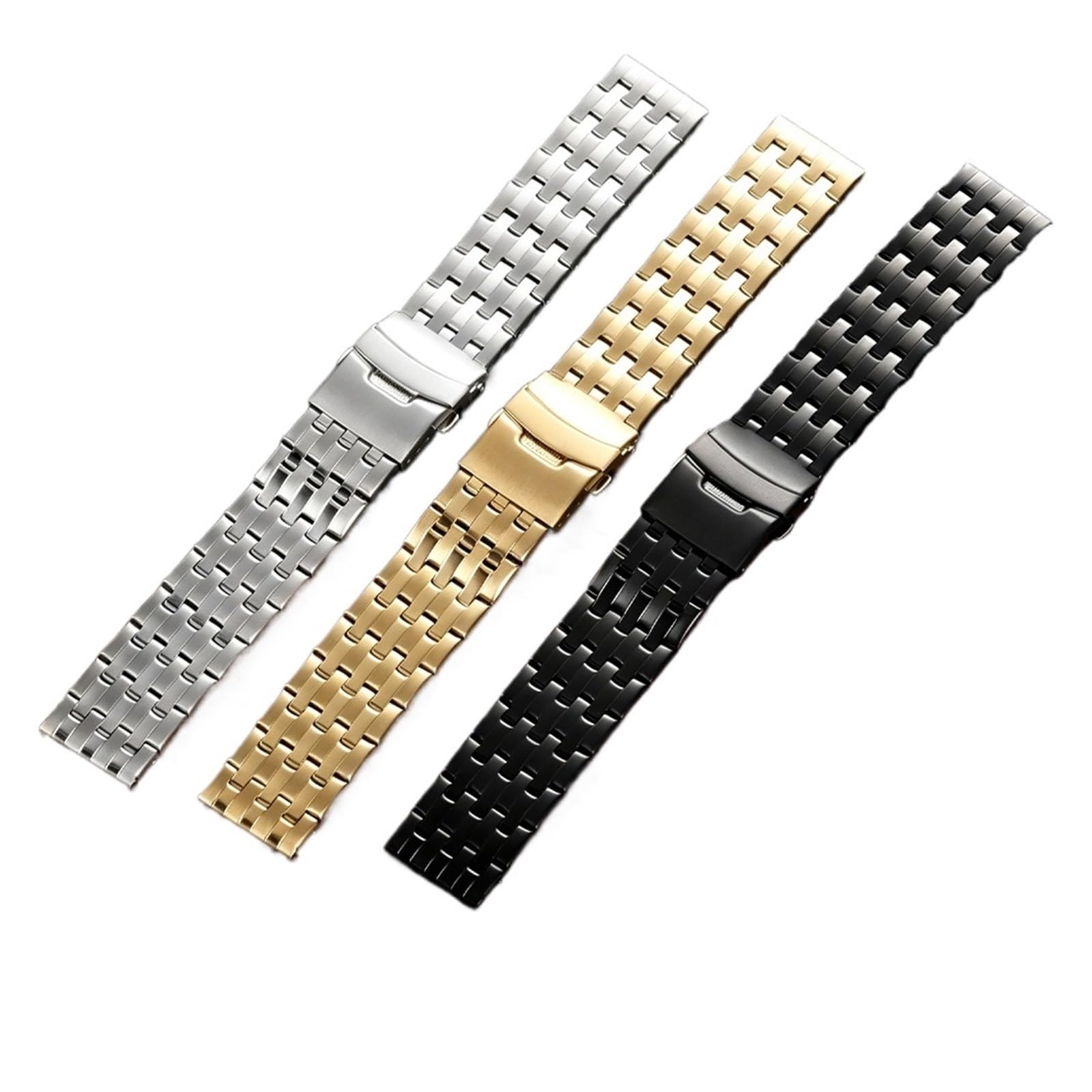 Bracelet de rechange en acier inoxydable, 20mm 22mm, Compatible avec Amazfit GTS 4 Mini/2 2E 3, à boucle pliante