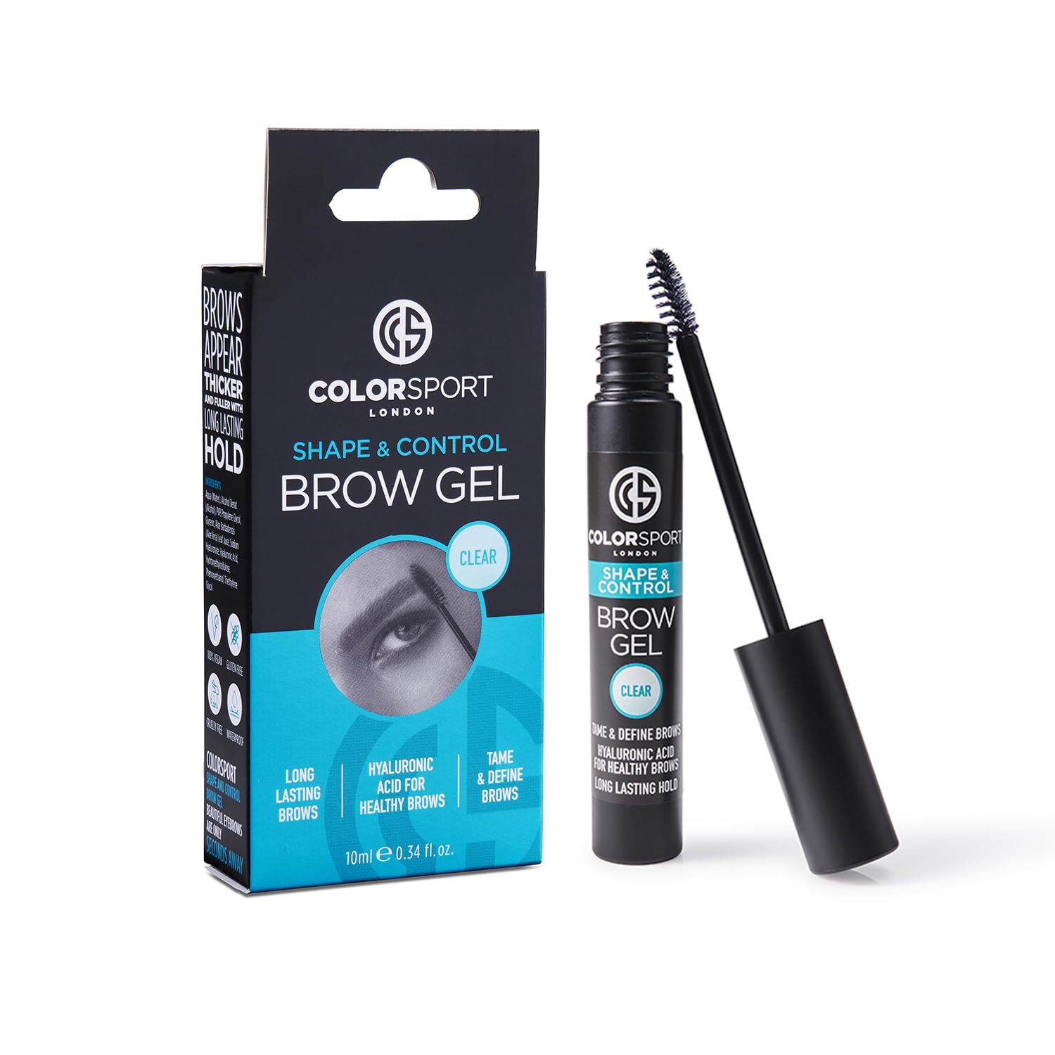 COLORSPORT Shape & Control Brow Gel - Clear, 10 ml (Pack of 1)