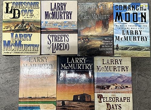 Lonesome Dove Hardcover Novel Collection by Larry McMurtry 7 Book Set