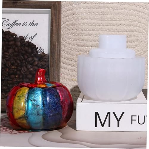 Miniatura 7 de DOITOOL Molde epoxi DIY Caja de almacenamiento de calabaza Molde de silicona Caja de almacenamiento creativa Caja de almacenamiento de gel de sílice
