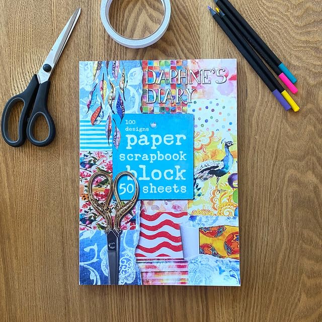 Album Scrapbook Daphne's Diary - 50 Pagine Con 100 Disegni, Carta Alta Qualità, Stile Vintage - Foto 2