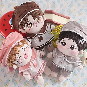 Amazon.co.jp: niannyyhouse ぬいぐるみ 用 15cm人形の服 帽子+