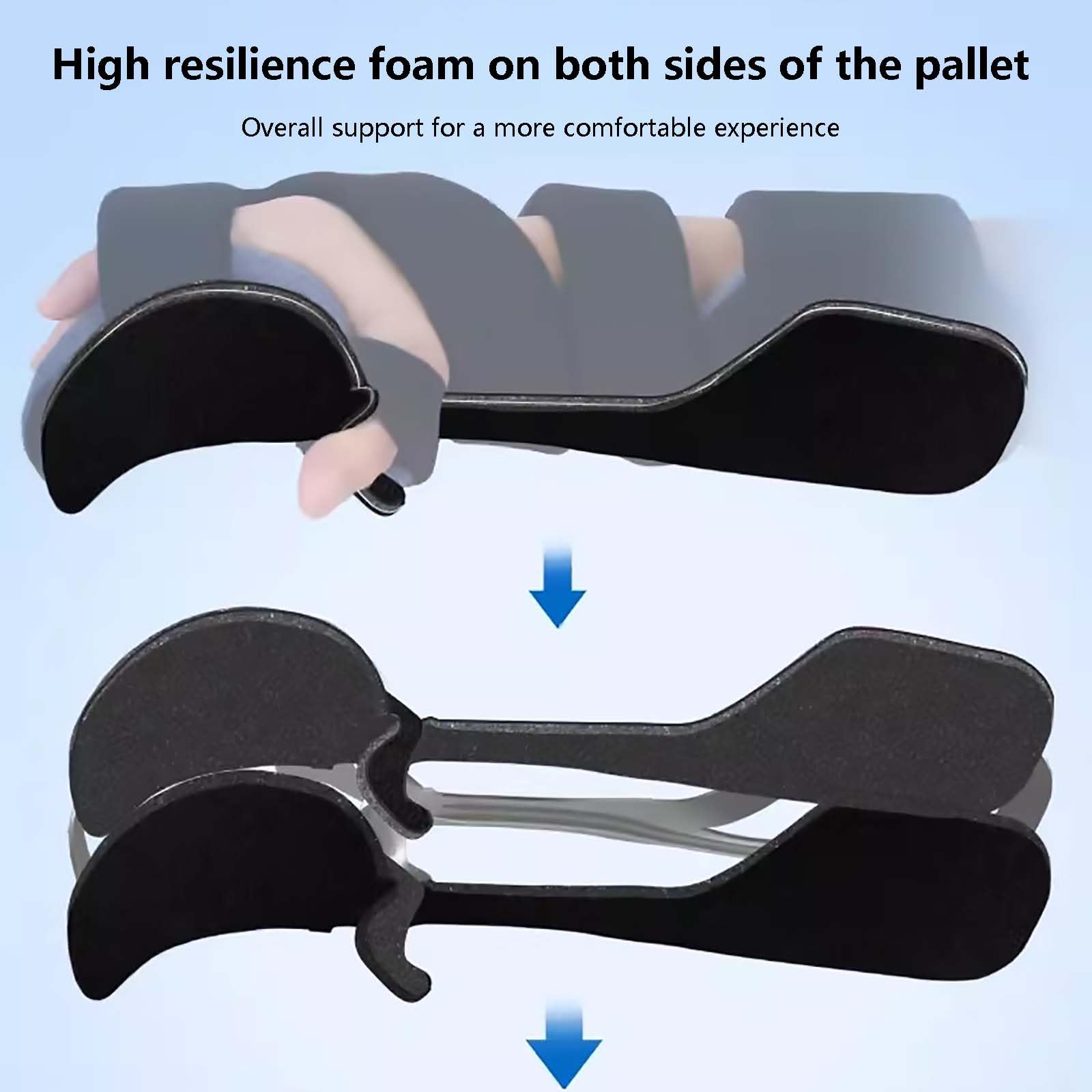 HAILM Férula Muñeca Mano, Esponja Amortiguada, Túnel Carpiano para Aliviar Quiste Ganglionar, Artritis y Tratar Dolor Muñeca, Ajustable, para Mujeres Hombres-Manos Derecha e Izquierda,Left Hand,S