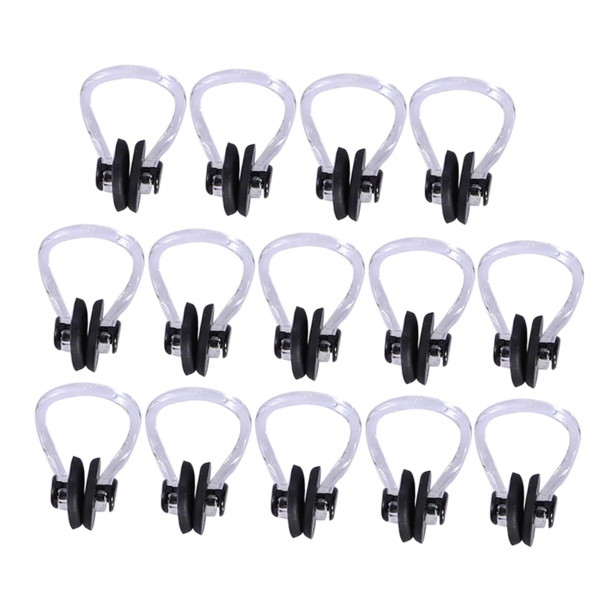 OSOLADY 14pcs Silicone Nose Clip Swimming Nose Protector Comfortable Padded Clips for Pool Diving