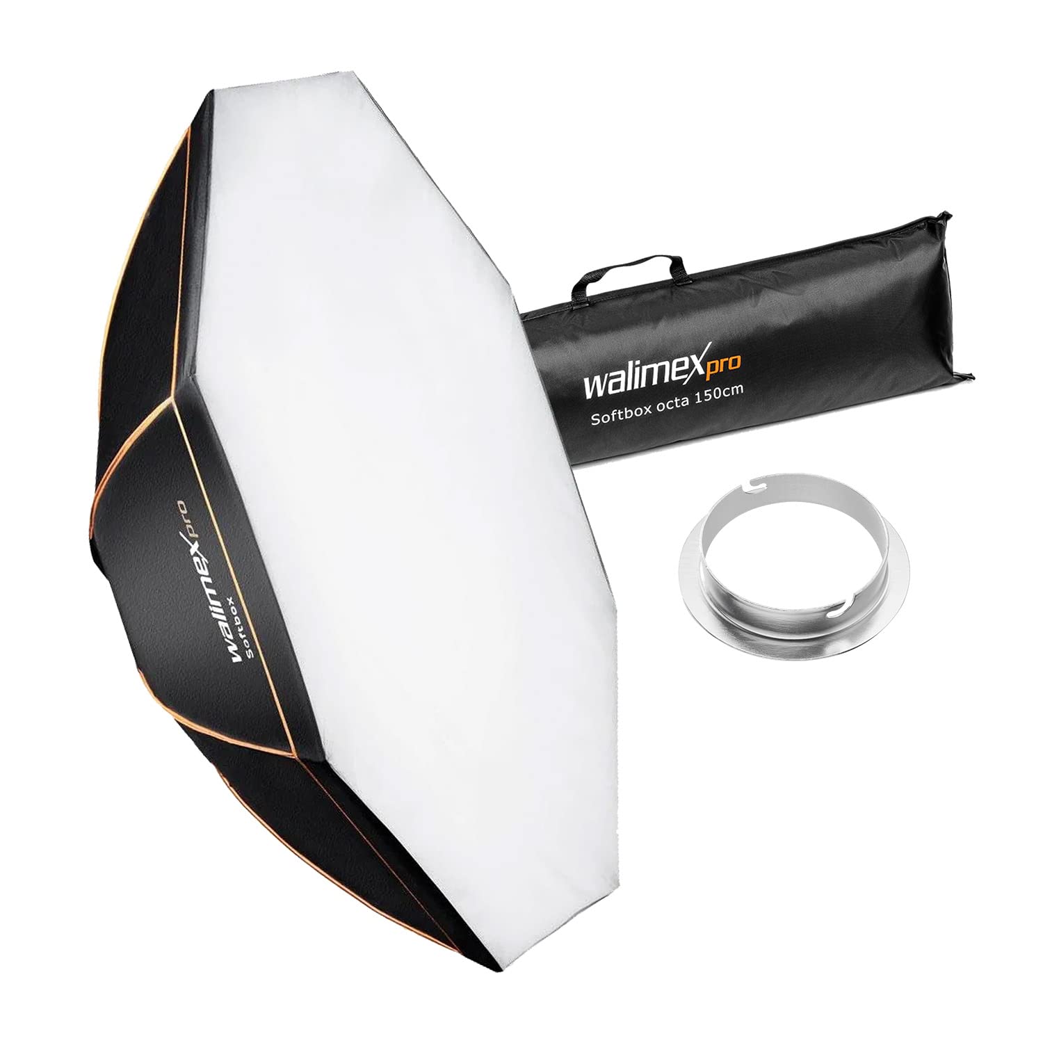 Walimex ProØ150 Elinchrom Octagon Softbox - Orange Line