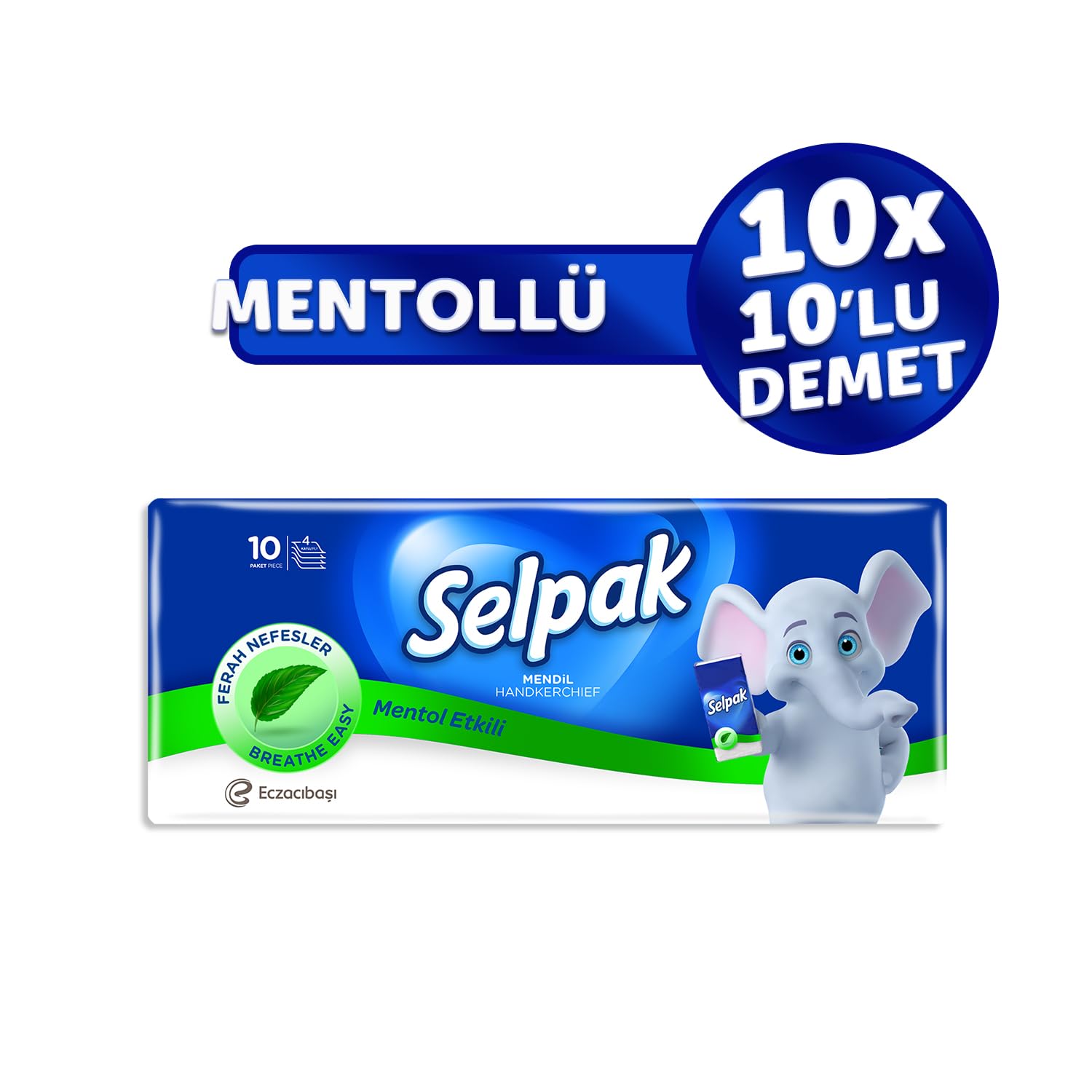 Selpak Mendil Mentollü 10'lu