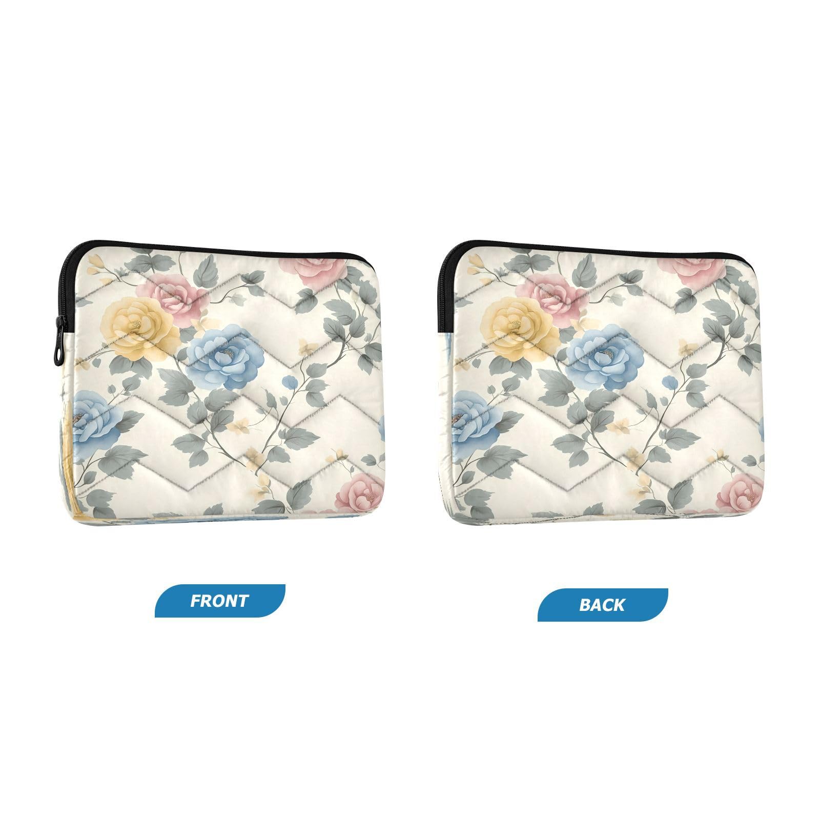 BOESI Watercolor Colorful Flowers Laptop Inner Bag, Laptop Case, Computer Sleeve, Lightweight and Easy to Carry, Suitable for 13-14inch Laptops