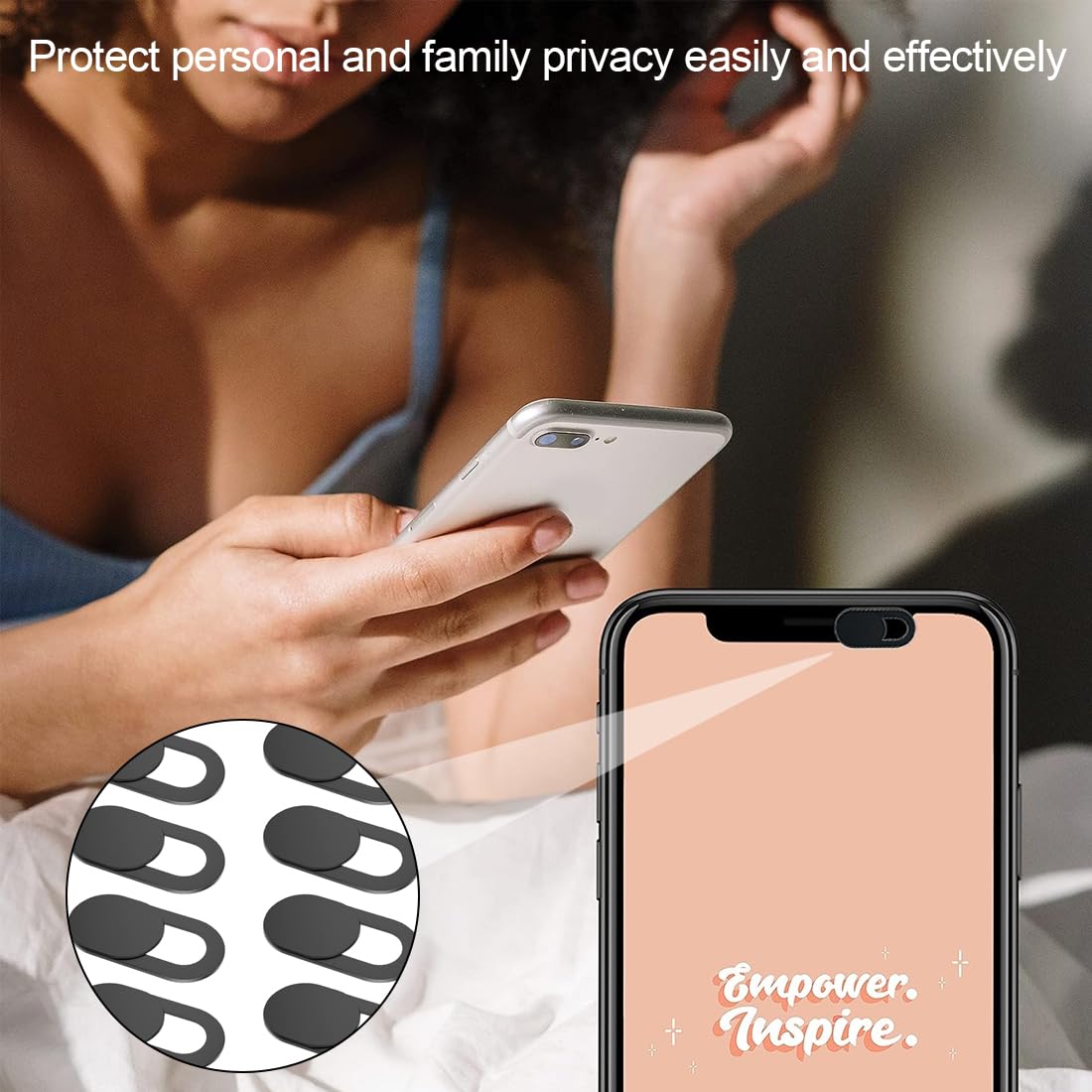 LEEQBCR 10 Pièces - Cache-Objectif, Cache-Objectif Mince