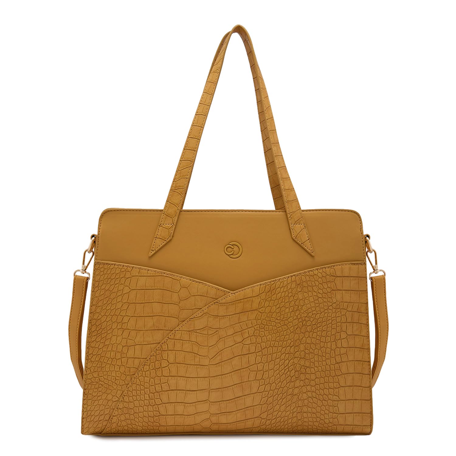 Caprese CABO CROCO OCHRE FAUX LEATHER LARGE LAPTOP SATCHEL HANDBAG (B0D2DWXZVY) Amazon Price History, Amazon Price Tracker