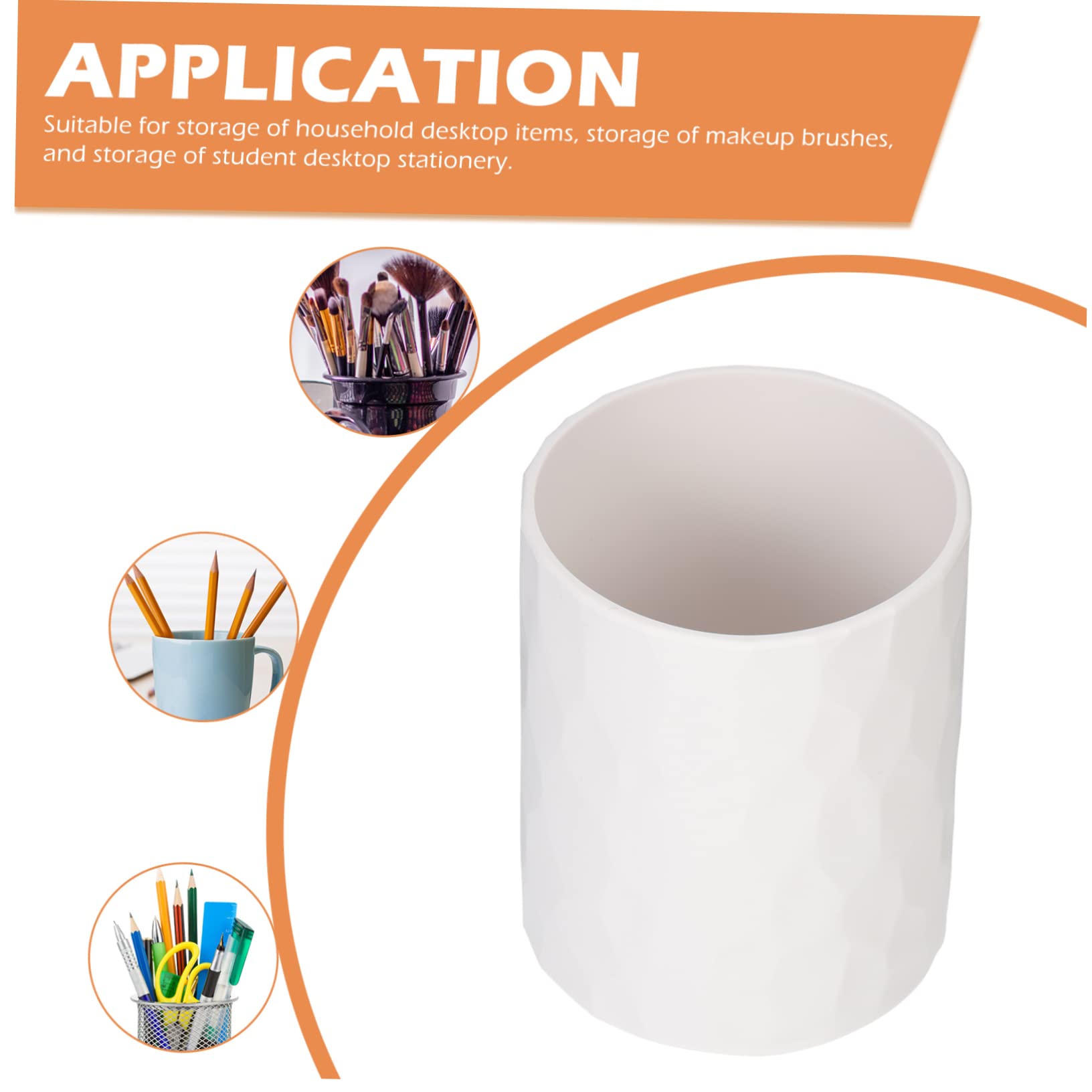 NUOBESTY 3pezzi Portapenne Silicone Multifunzione Per Scrivania Organizer Per Cancelleria e Make up Capacità Design