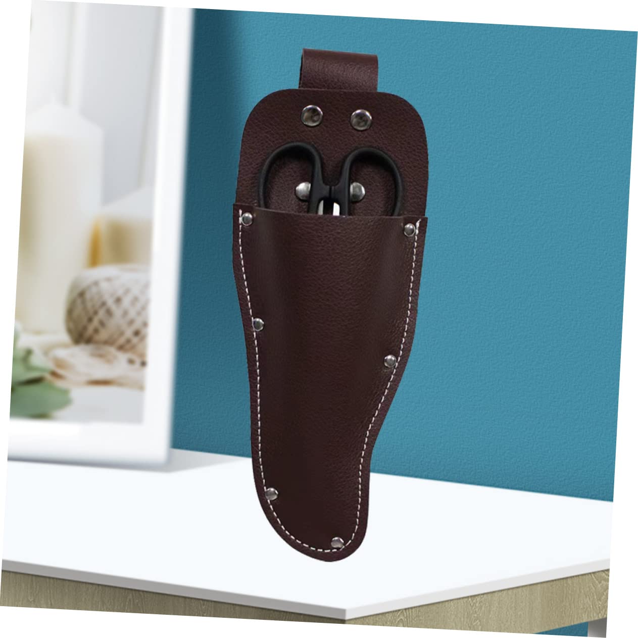 Housoutil 10 Pezzi Cesoie Da Potatura Custodia In Pelle Forbici Da Giardino Forbice Copertura In Pelle Multitool Pinza Sacchetto Pinze Potatore A Mano Forbice Copertura Forbici In
