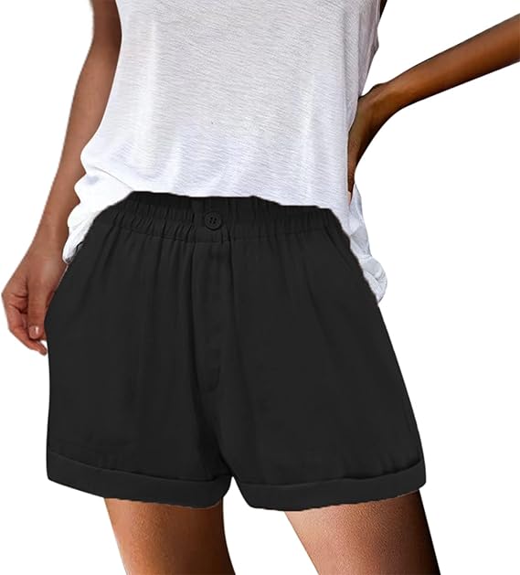 Amazon Vigerkar ショートパンツ レディース 短パン スウェットパンツ ハーフ ワイドパンツ ゆったり ウエストゴム 薄手 ルームウェア ヨガ ランニング スポーツ 柔らかい 通気性 伸縮性 イージーパンツ ボトムス 夏服 5分丈 ショートパンツ 通販
