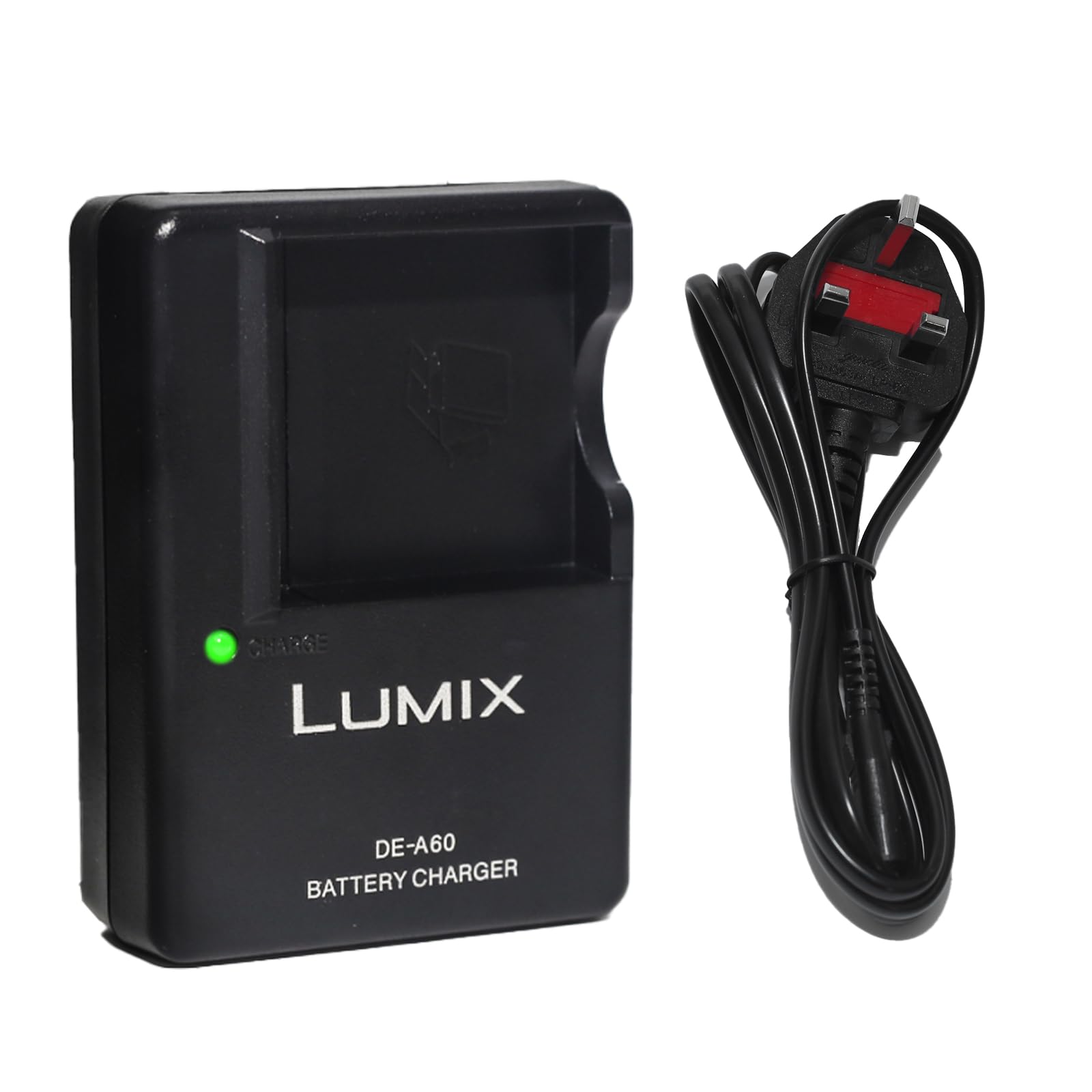 Battery Charger Compatible with Panasonic Camera LUMIX DEA60 DMW-BCF10 BCF10E BCF10PP CGA-S/106D S/106C F3 FH22 FS15 FH1 Camera Battery Power Supply - 7.2V DC