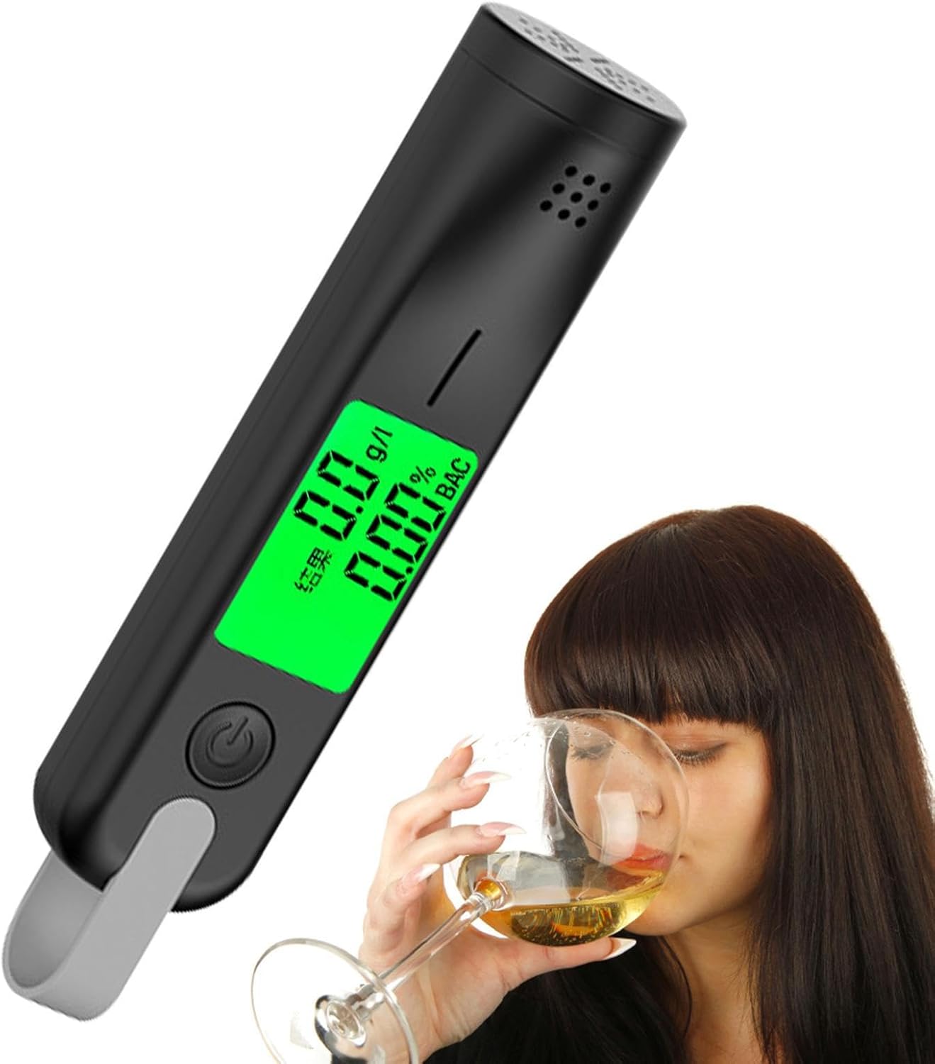 Ziurmut Home Breathalyzer for,Accurate LED Display Backlight Pocket