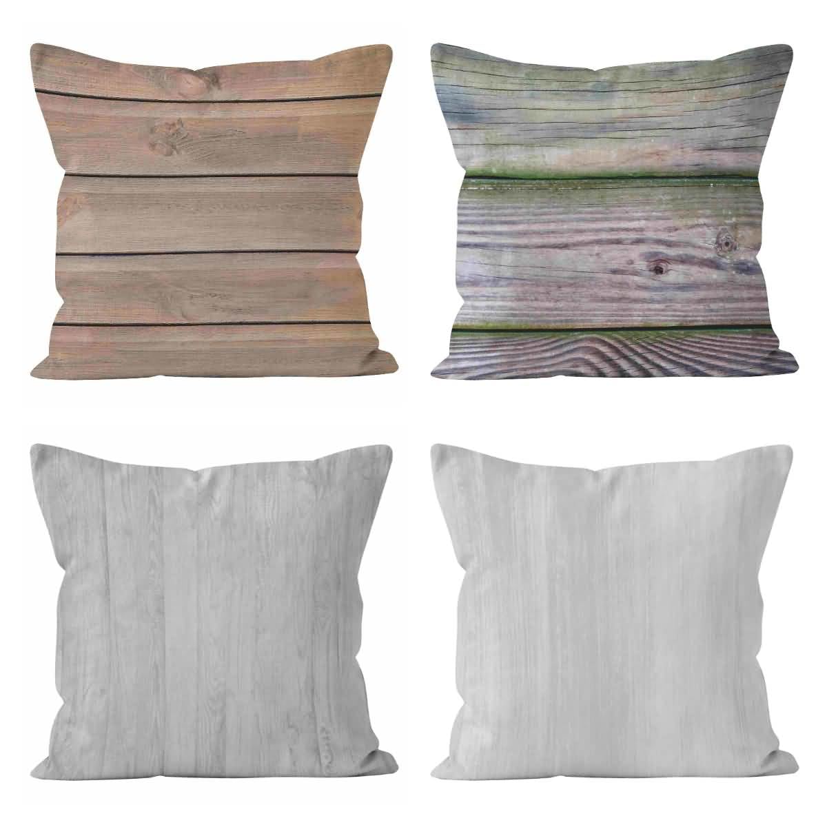 Fundas de almohada de lino para muebles de exterior, 50 x 50 cm, funda de cojín de repuesto para sofá, funda de cojín de repuesto para niña, 4 unidades