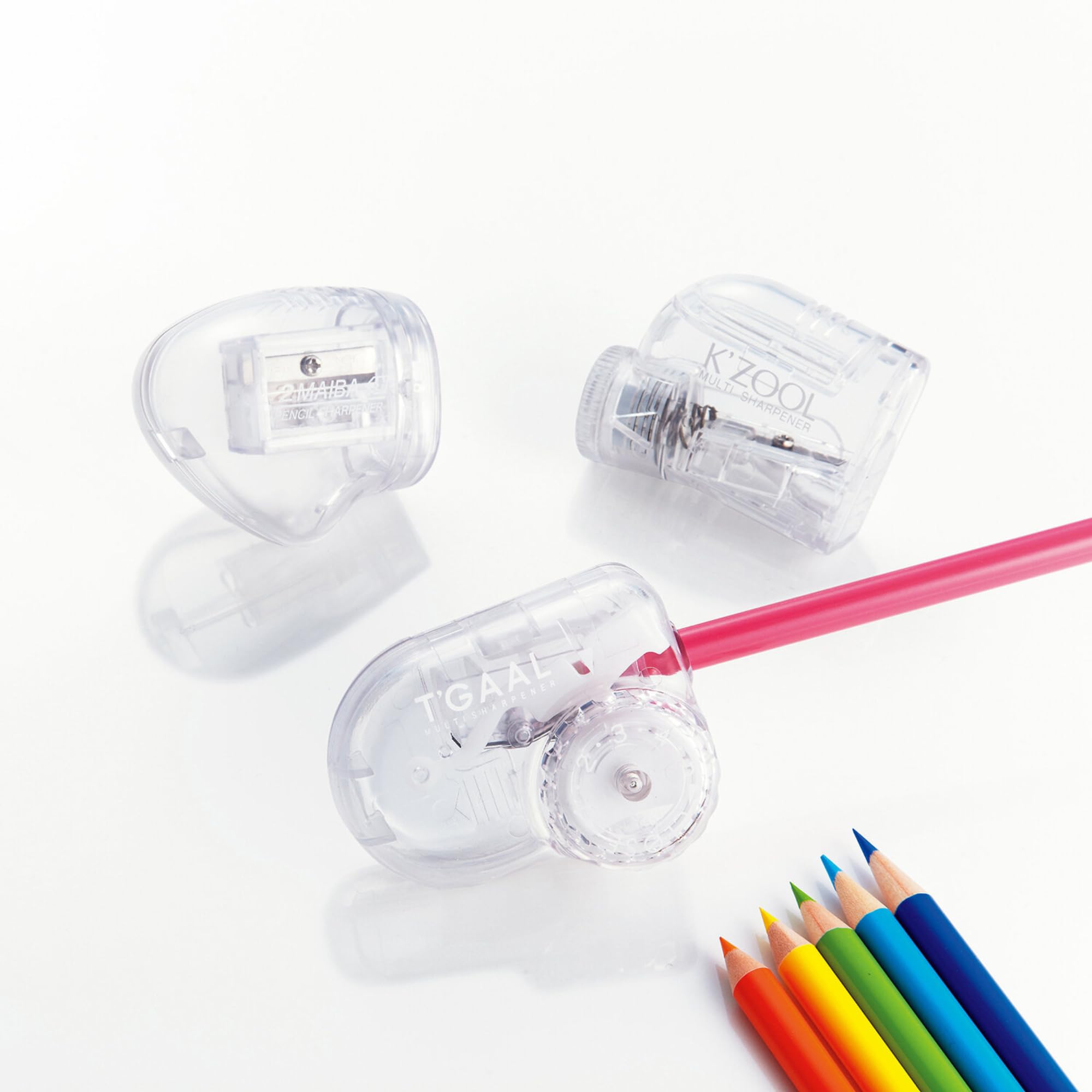 Amazon.co.jp: クツワ 透明鉛筆削りケズール RS029CL クリア