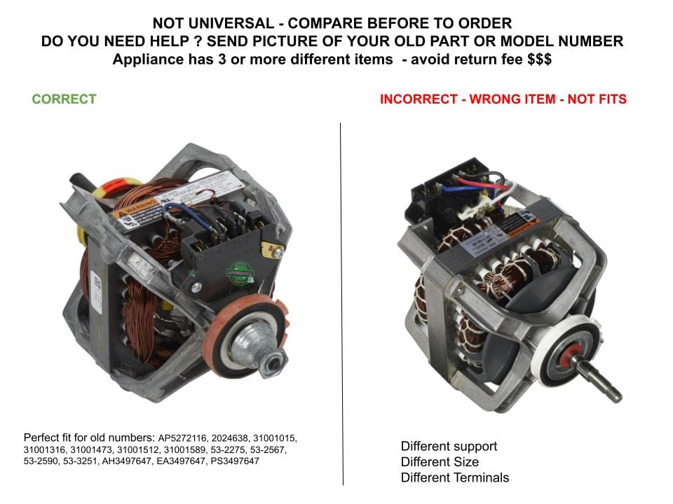 GLOB PRO SOLUTIONS W10410996 CKD5626 Drive Motor