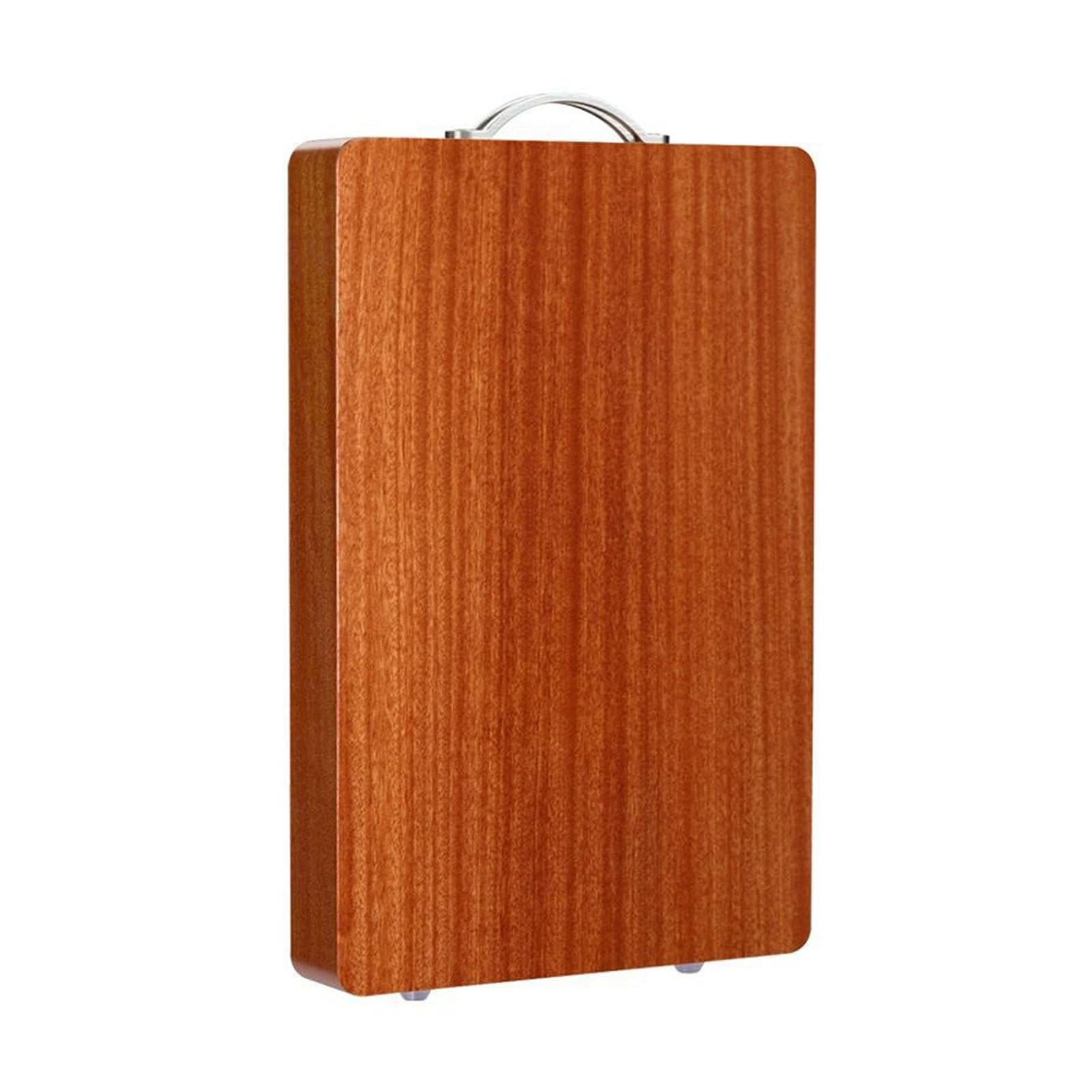 Tabla de cortar de madera de ébano con mango Tabla de cortar de doble cara for carnes y frutas 34 cm/13,4 pulgadas, 38 cm/15,0 pulgadas,Tabla de cortar(34cm/13.4in)