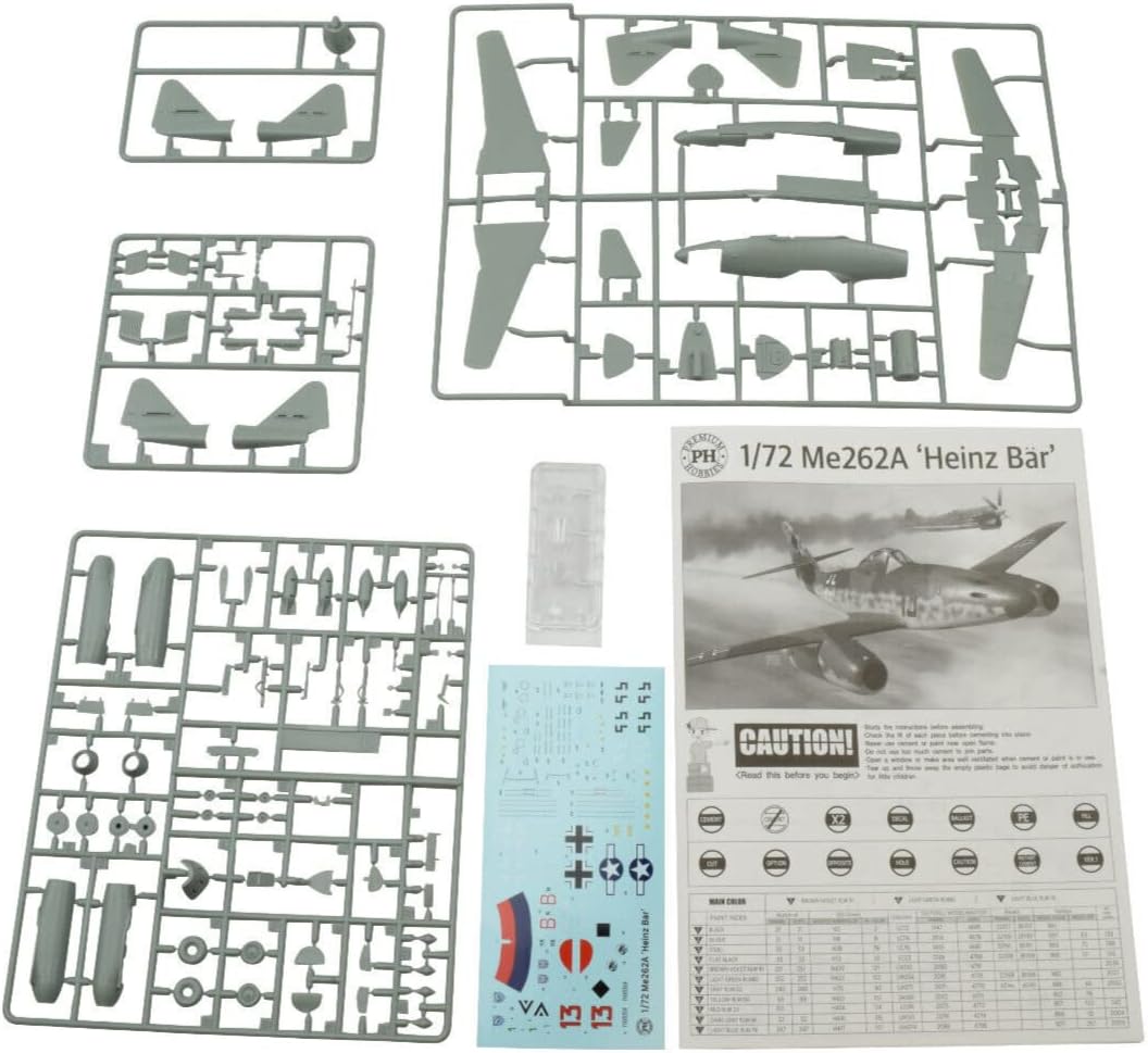 Premium Hobbies Me262A Heinz Bar 1:72 Plastic Model Airplane Kit 142V