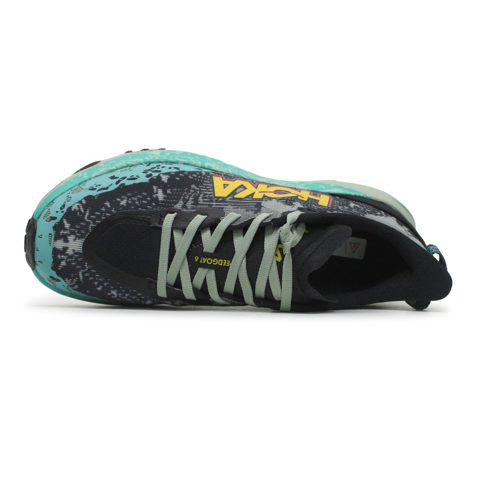 Hoka - Zapatilla W Speedgoat 6 para: Mujer Color: Black/Aloe Vera Talla: 38