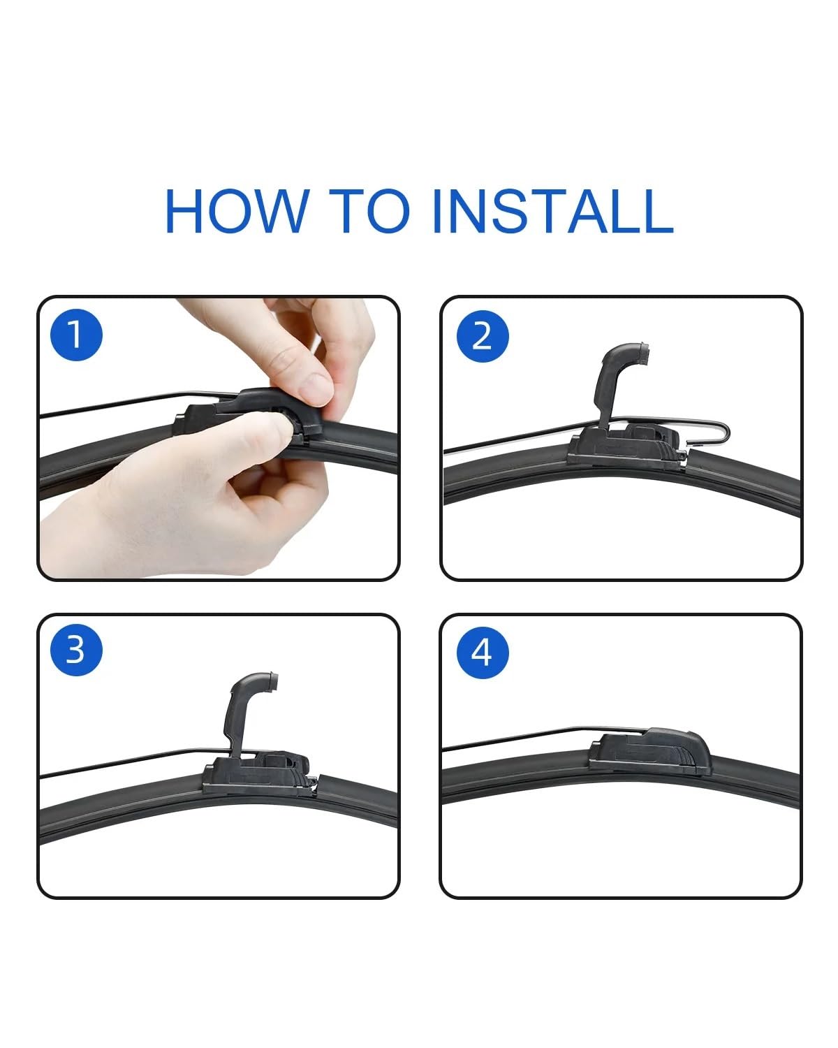 650/400 Balais D'Essuie-Glace Compatible Pour Peugeot 206 SW De 09/2002