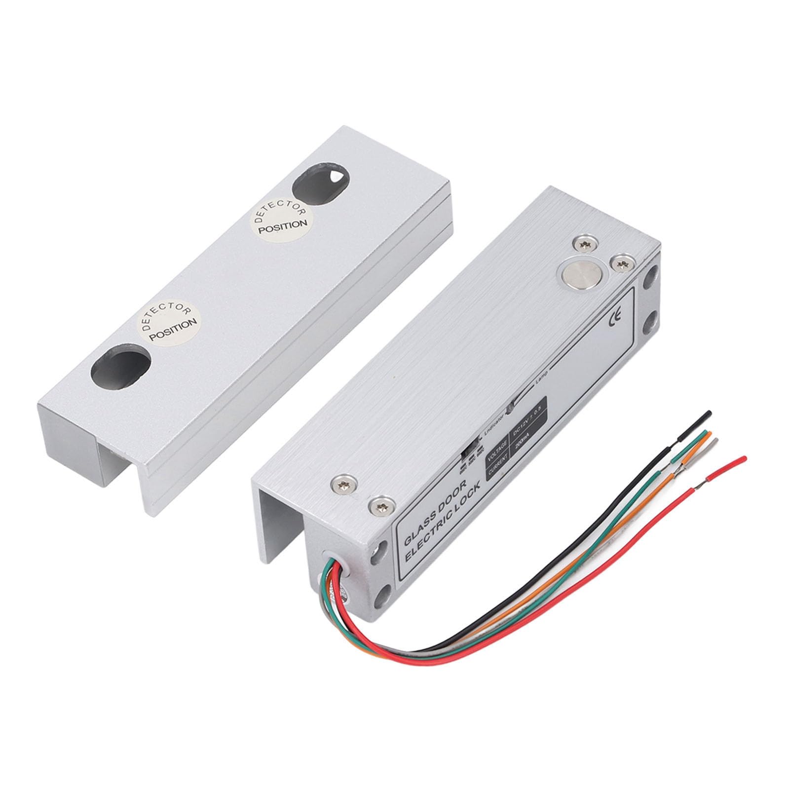 Luocute Szklane Drzwi Elektryczny Zamek Zasuwkowy, DC 12V Fail Safe dla