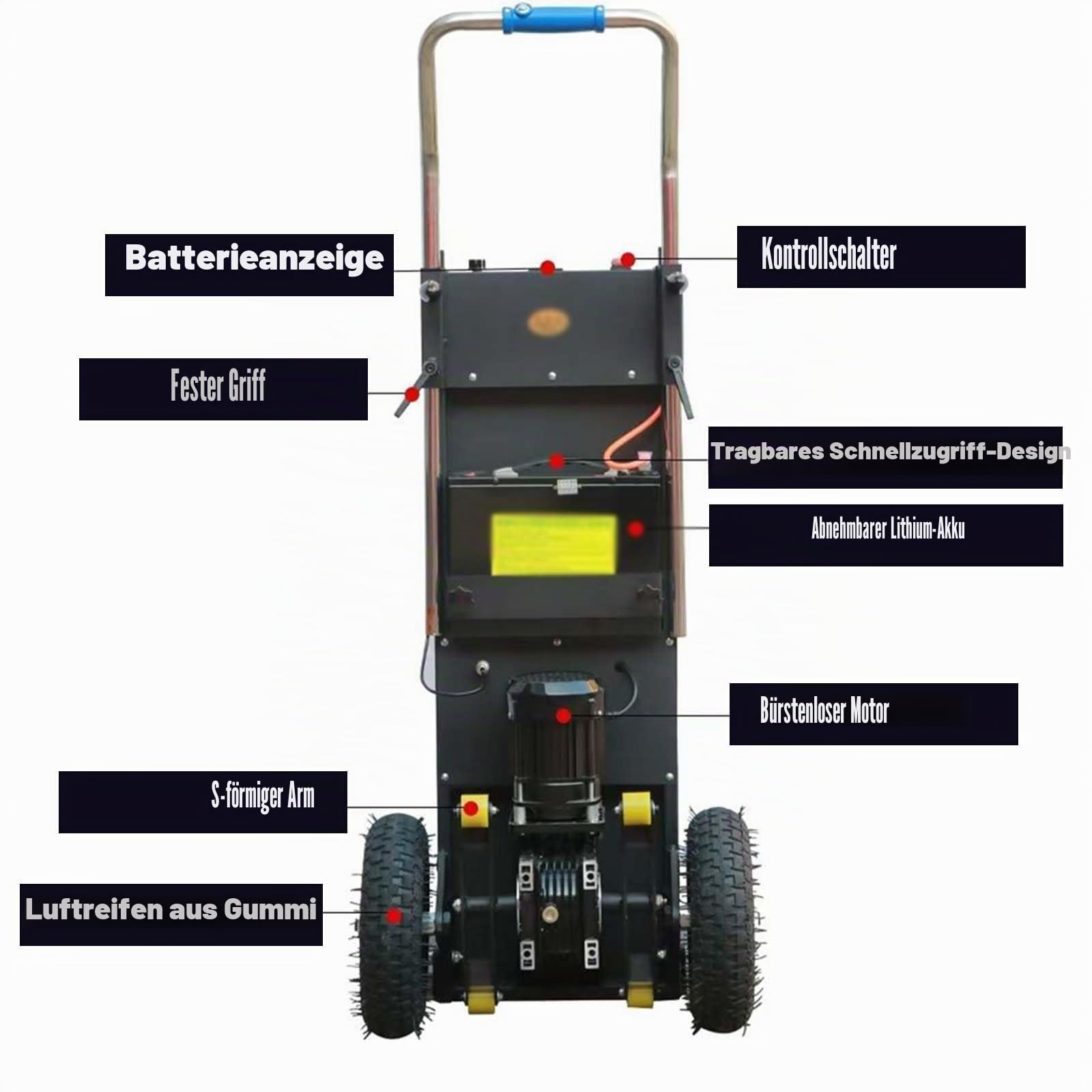 Generisch Elektrisch Sackkarre Treppensteiger 400 Kg Tragkraft Kann Treppen Und Abstiege BewäLTigen Arbeitssparend Und Praktisch für Familienumzüge Lagerlogistik Verteilu