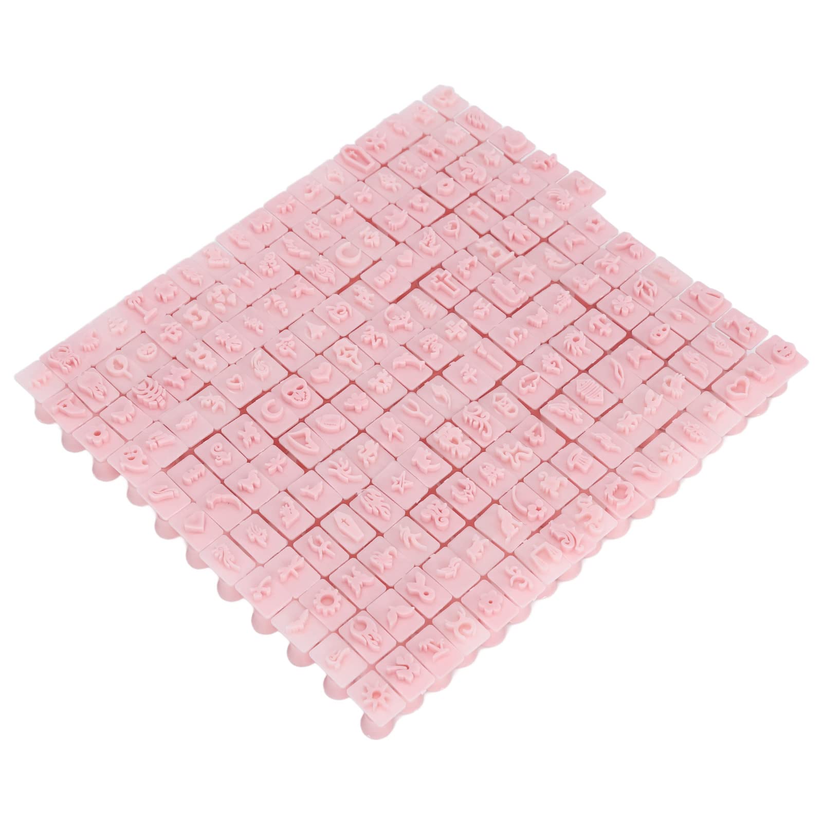 Set di 192 pezzi di stampini per nail art 3D, stampini per unghie 3D con motivi a linee chiare, strumenti per la manicure fai-te salone e uso domestico, include 192 design