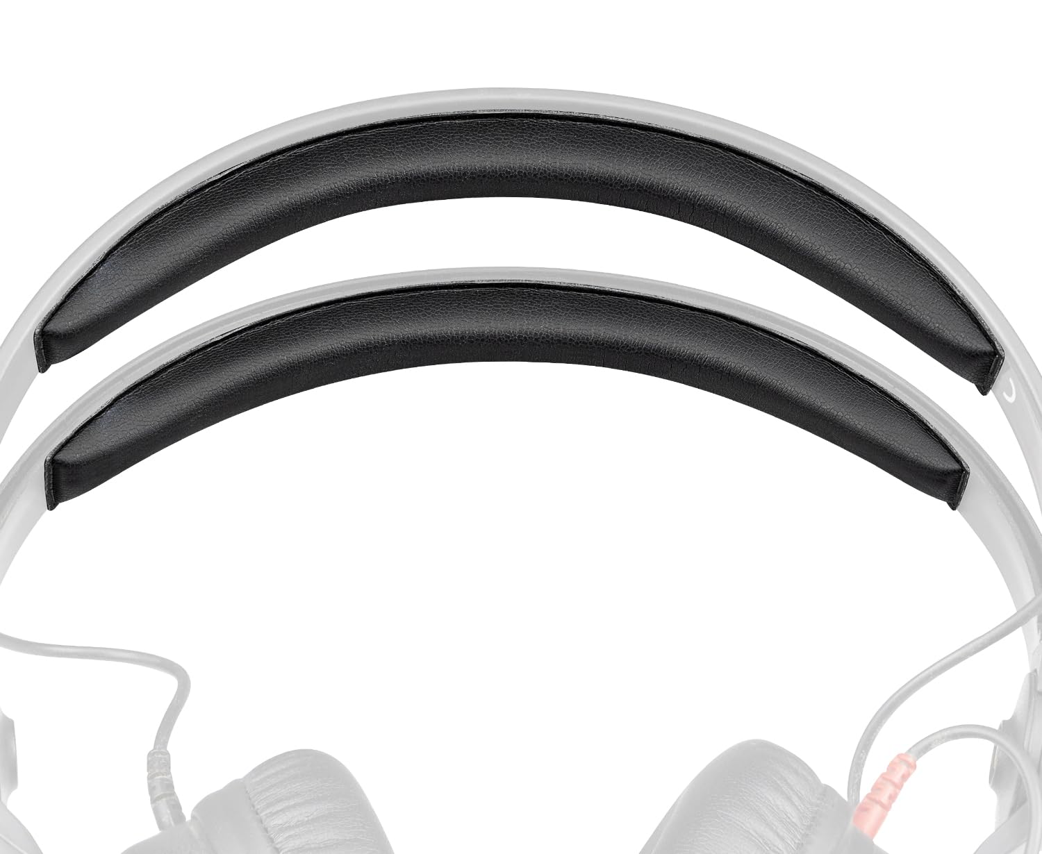 SOULWIT Headband Cover for Sennheiser Pro Audio HD 25/HD25 Plus/HD25 SE Monitor DJ Headphones, Replacement Headstrap Pad Repair Part - Black