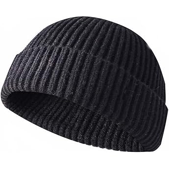 JFAN Unisex Retro Trawler Winter Beanie Hat Baseball Cap Street Style Trawler Beanie Watch Hat Rollup Edge Skull Blanket