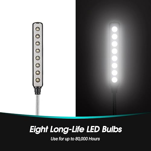 Miniatura 3 de Luz LED USB Daffodil ULT058lámpara LED de lectura super luminosaNo Necesita baterías Compatible con PC  Mac Negro