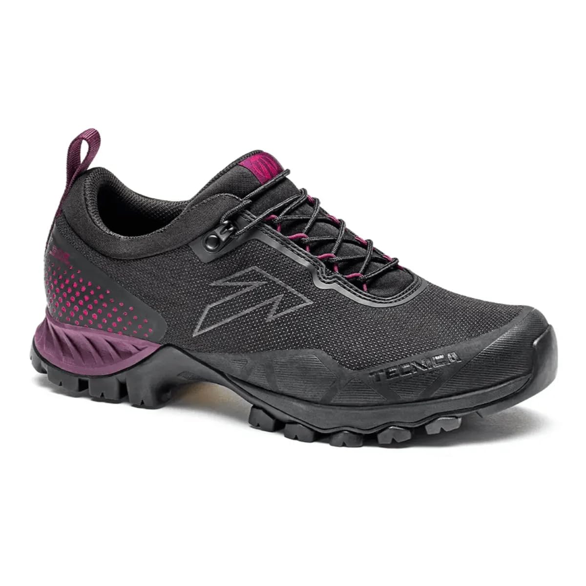 Tecnica Plasma S GTX Women's Hiking Shoe, Laguna, 9.5 (Black/Deep Fiori, US Footwear Size System, Adult, Women, Numeric, Medium, 6.5)