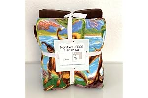 Melissa & Doug Fleece Quilt Kit for T-Rex Fans: A Creative No-Sew Craft Activity