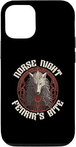 Miniatura 1 de iPhone 1212 Pro Fenrir Wolf Viking Scandinavian Pride Norsemen Odins Wolf Case