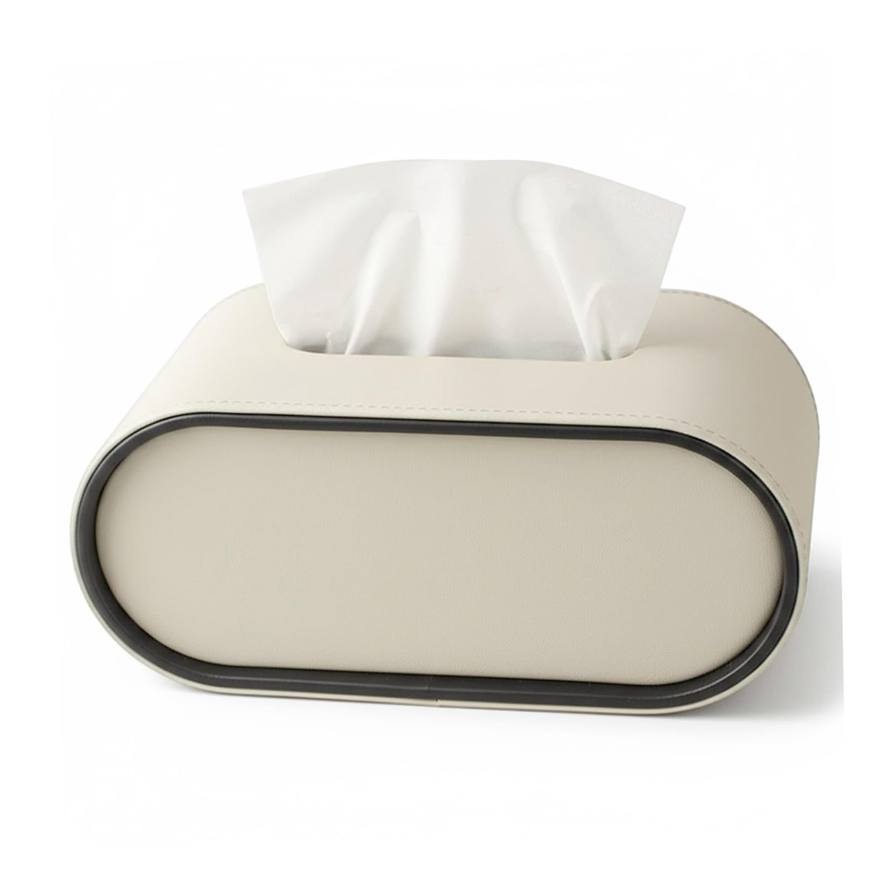Tissue Dispenser Box Tissue Box Luxury Printed For Living Room Bedroom Tabletop Napkin Organizer Apartment Must Haves(White)
