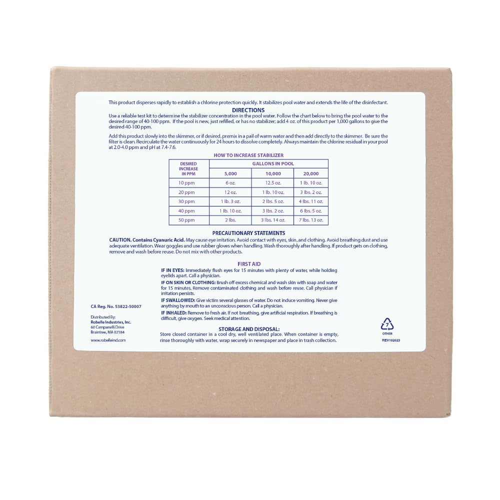 Robelle Estabilizador 2616B para Piscinas, 16 Libras