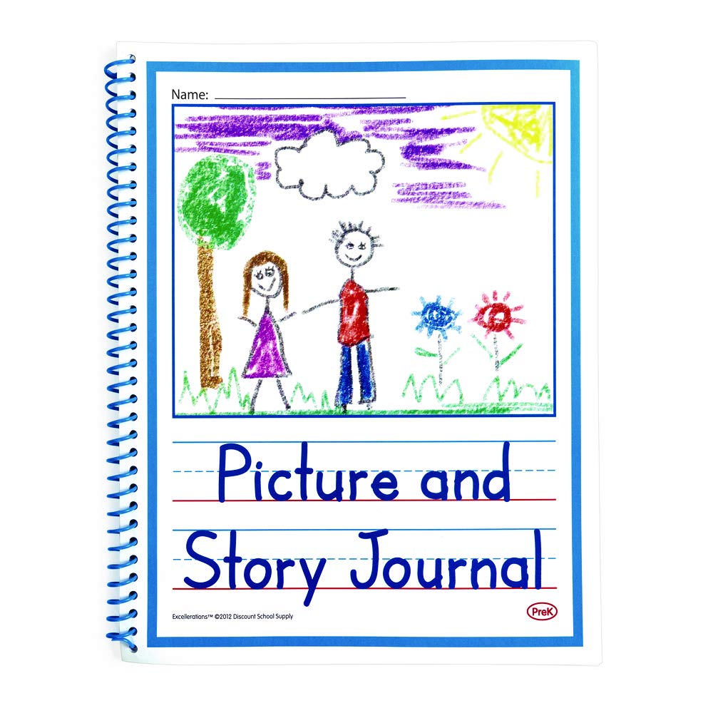 Excellerations PREKJRNL Beginner's Story Journals (Pack of 10)