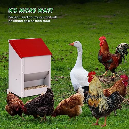 4.5Kg Zincato Appeso Mangiatoia per Polli con