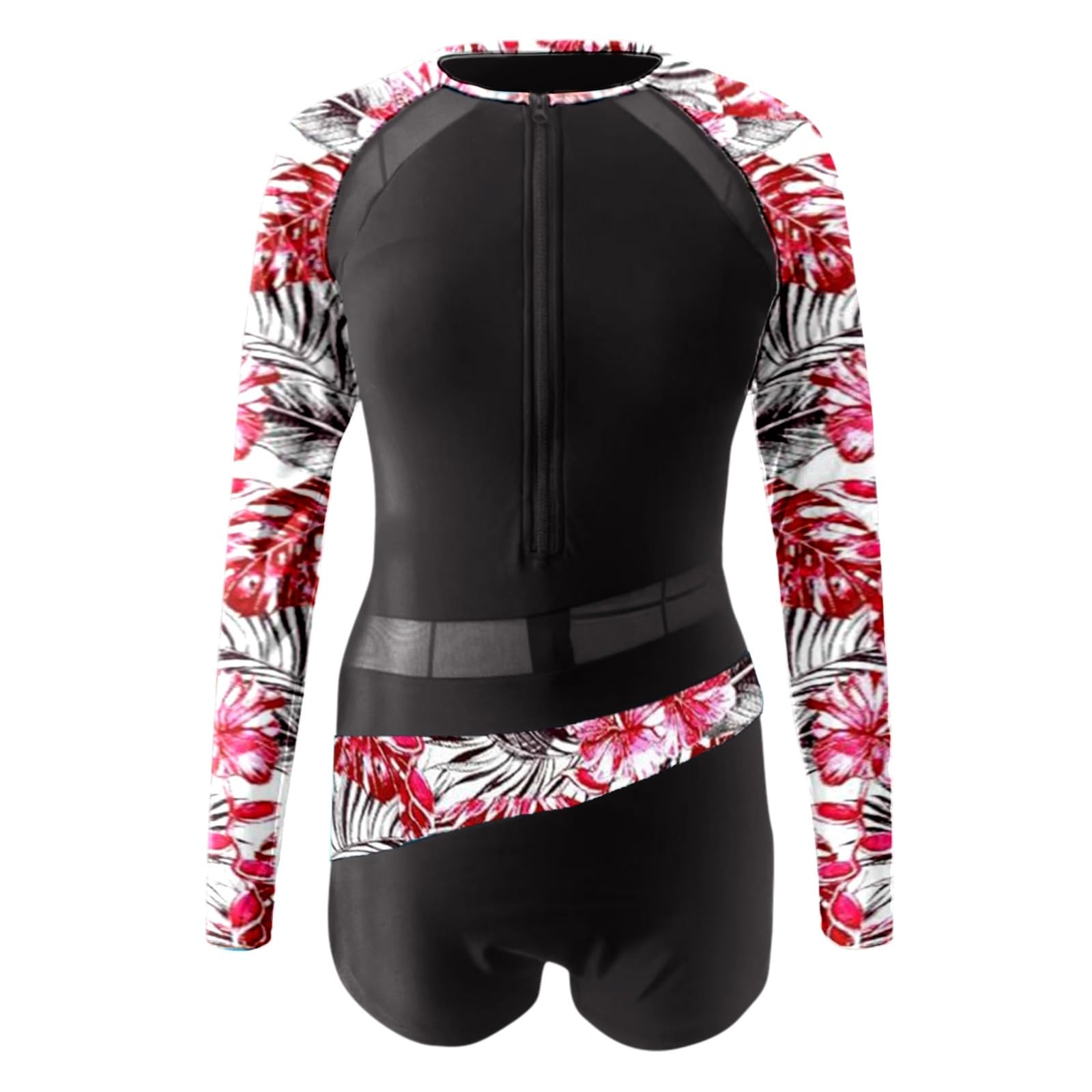 Camiseta Surf Mujer Bañadores Neopreno Elástico Trajes Deportivo Buceo Traje De Baño Ropa Manga Larga Playa Tallas Grandes Bañador Transpirable Secado Rapido