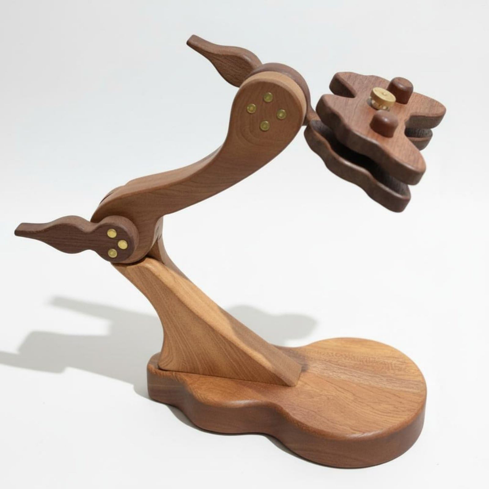 Hellery Telaio da Ricamo Base da Tavolo in Legno di Faggio Levigato con Bloccaggio Stabile per Rotazione Completa per Ricamo E Cucito Adatto per Casa Laboratorio Viaggio