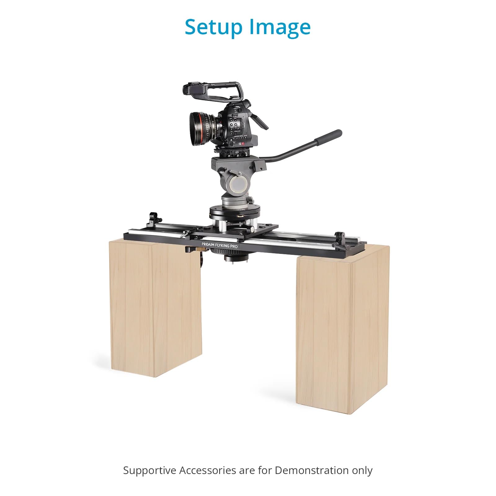 Boîte en bois pour photographie PROAIM–Demi-taille(compatible avec les équipements de studio photo et de tournage)pour caler,niveler,s'asseoir ou se tenir debout–Communément appelée APPL-Box(AB-HF-WH)
