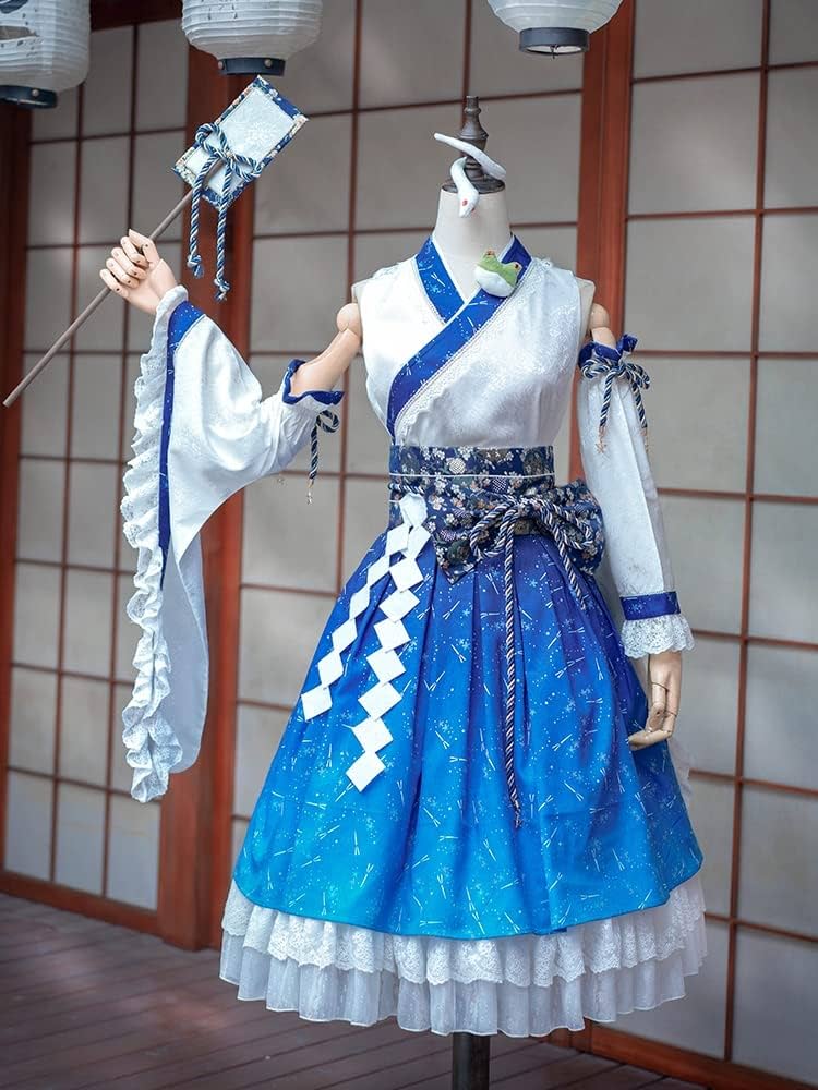 Amazon.co.jp: 東風谷早苗 コスプレ 衣装 髪飾り 仮装 ステージ