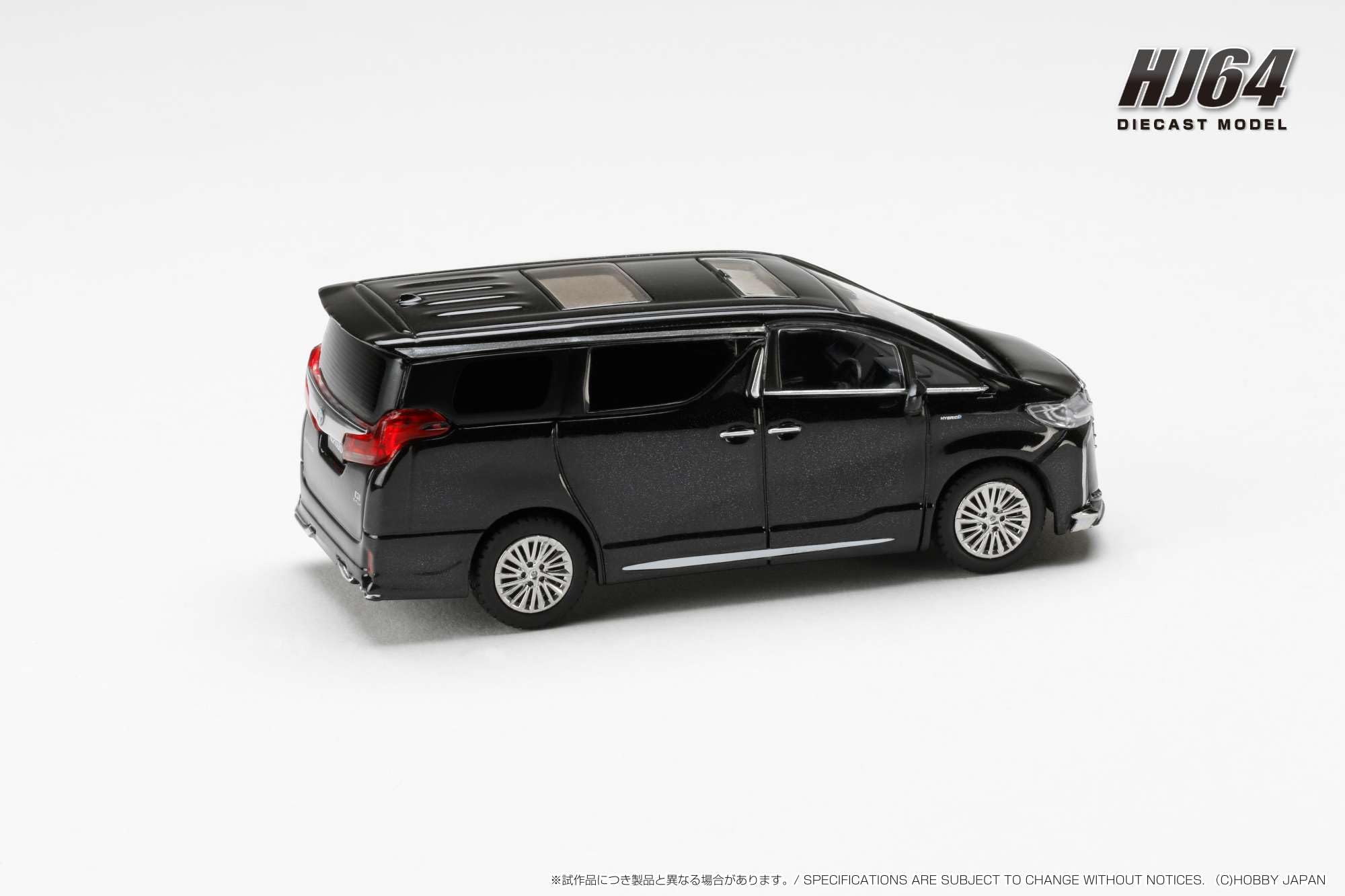 TOYOTA ALPHARD ミニカー ブラック Hobby Japan HJ641078BBK Toyota ALPHARD Z Black – ignition model