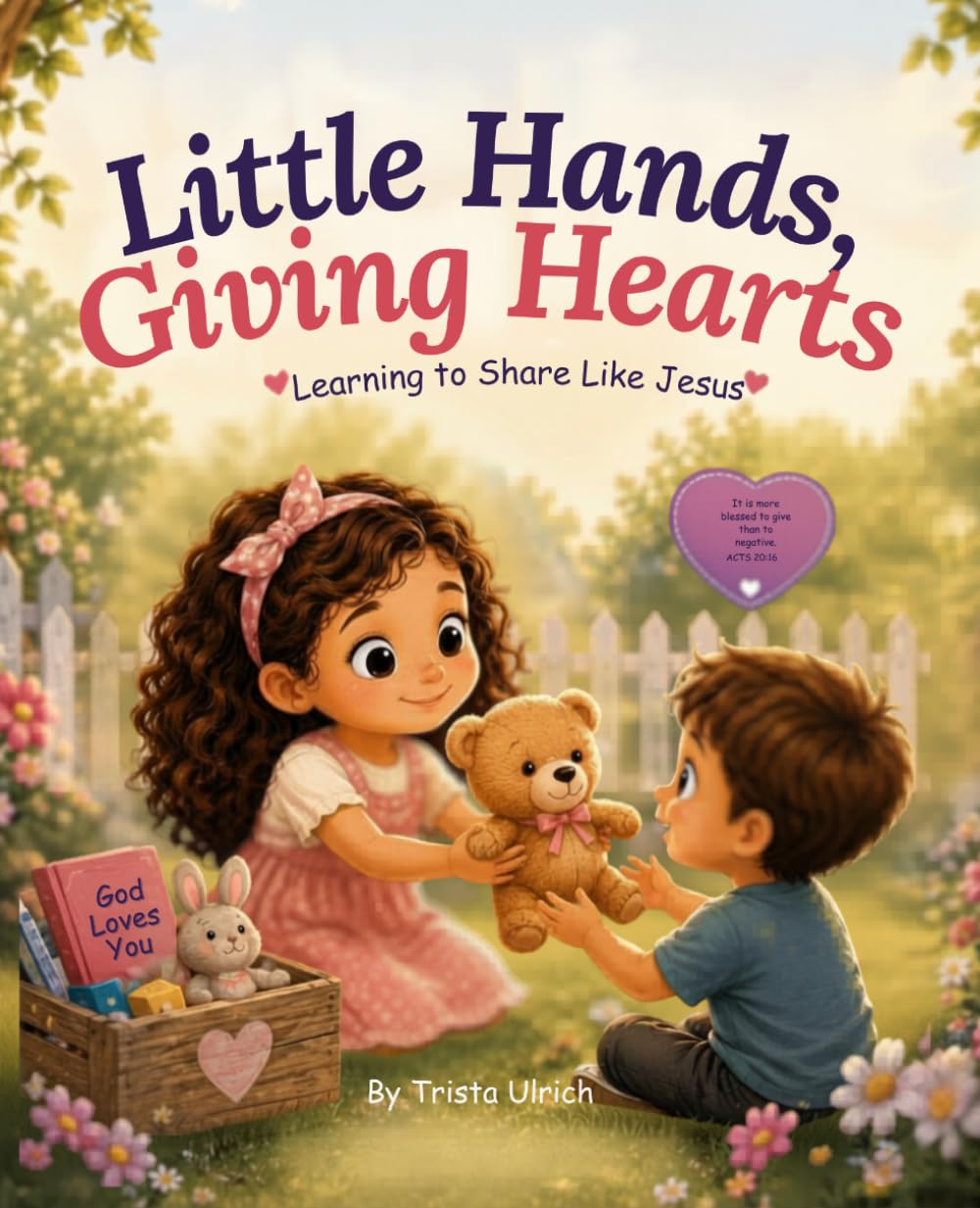 Little Hands Giving Hearts: Learning to Share Like Jesus (The Little Faith Builders Collection)