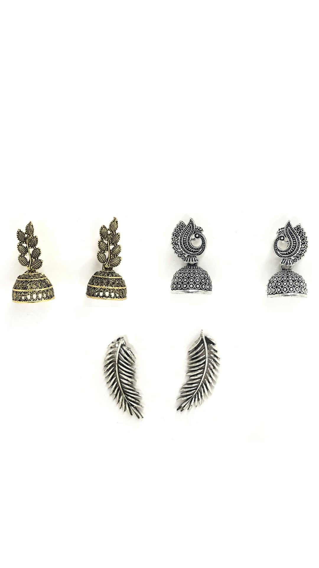 Goodnesss Designer Earrings for Women and Girls set of 3, Jhumkas, Jhumkis, Stylish, Parties, Gifts (B0D9LL3C31) Amazon Price History, Amazon Price Tracker