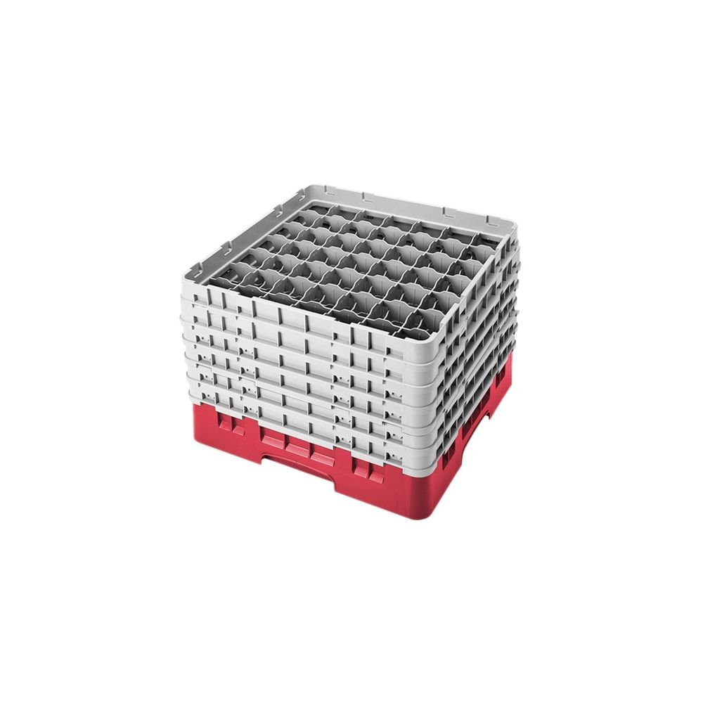 Camrack Glass Rack, W/6 Extenders, Full Size, 49 Compartments, 2-7/16'' Max. Dia., 11-3/4'' Max. (2 Pieces/Unit)