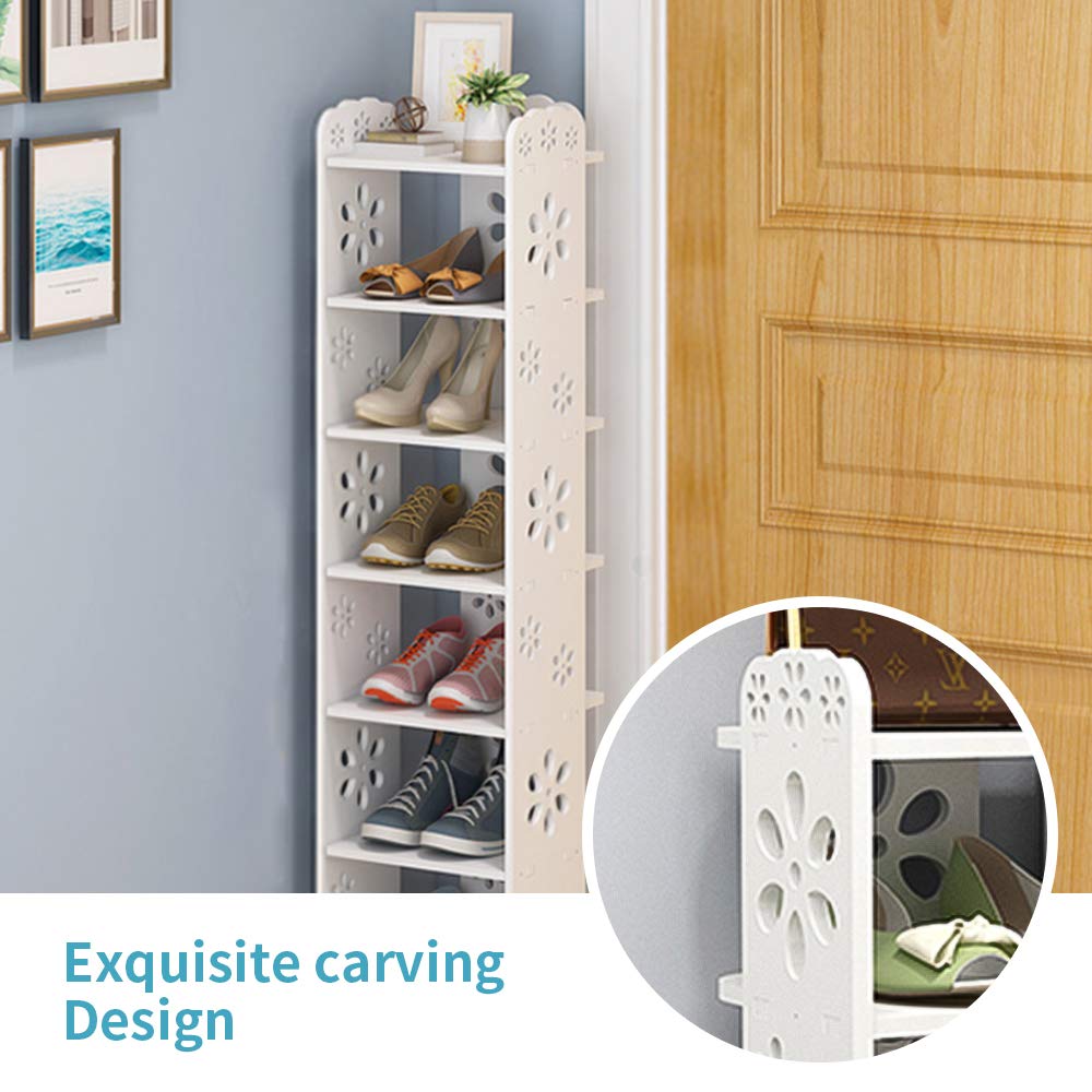 Dripex 8 Tier Shoe Rack Shoe Storage Rack Bookshelf Shoe