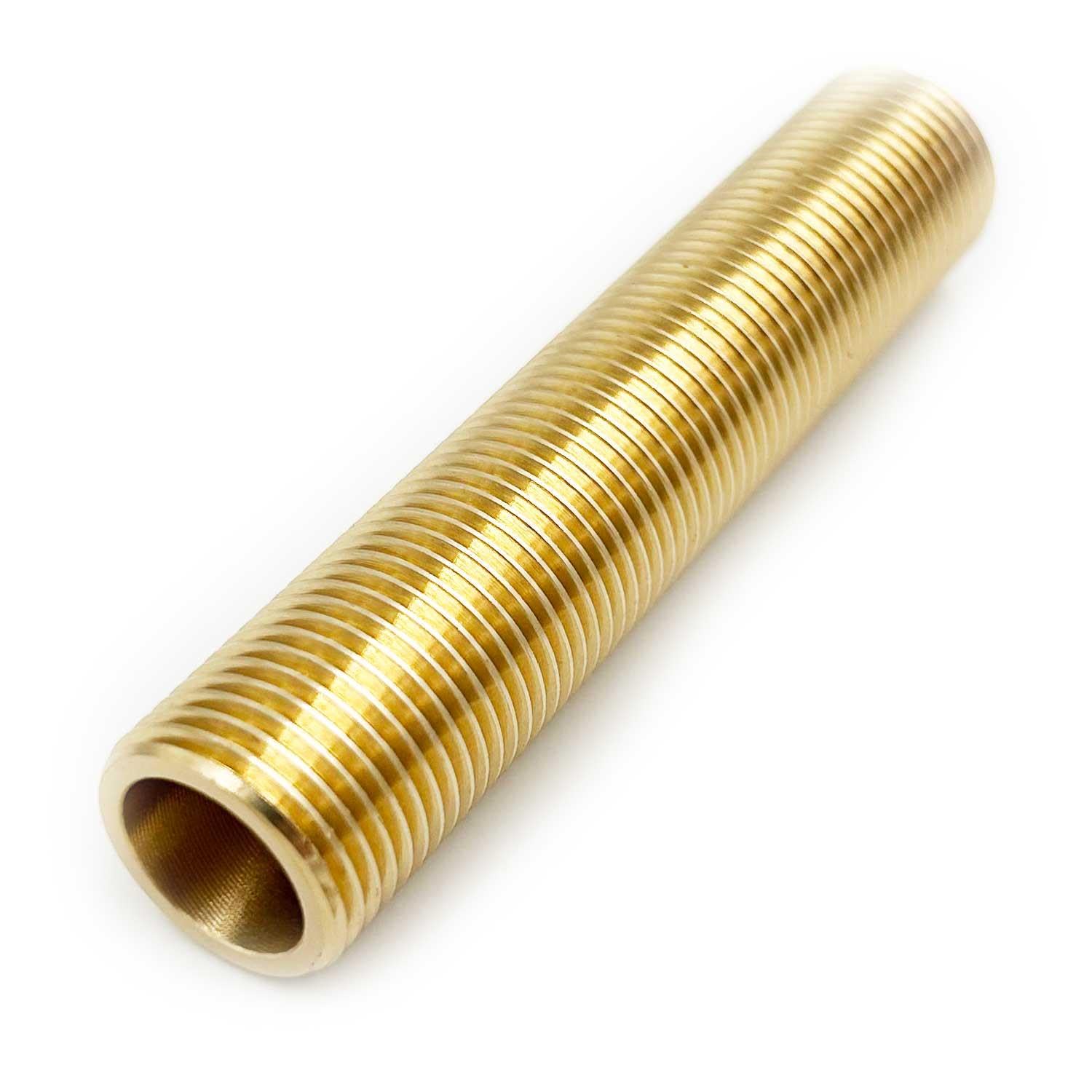 Pepte Men's Brass 3/4" Bsp Running Nipple 4" (100Mm) Long Threaded Straight Fitting